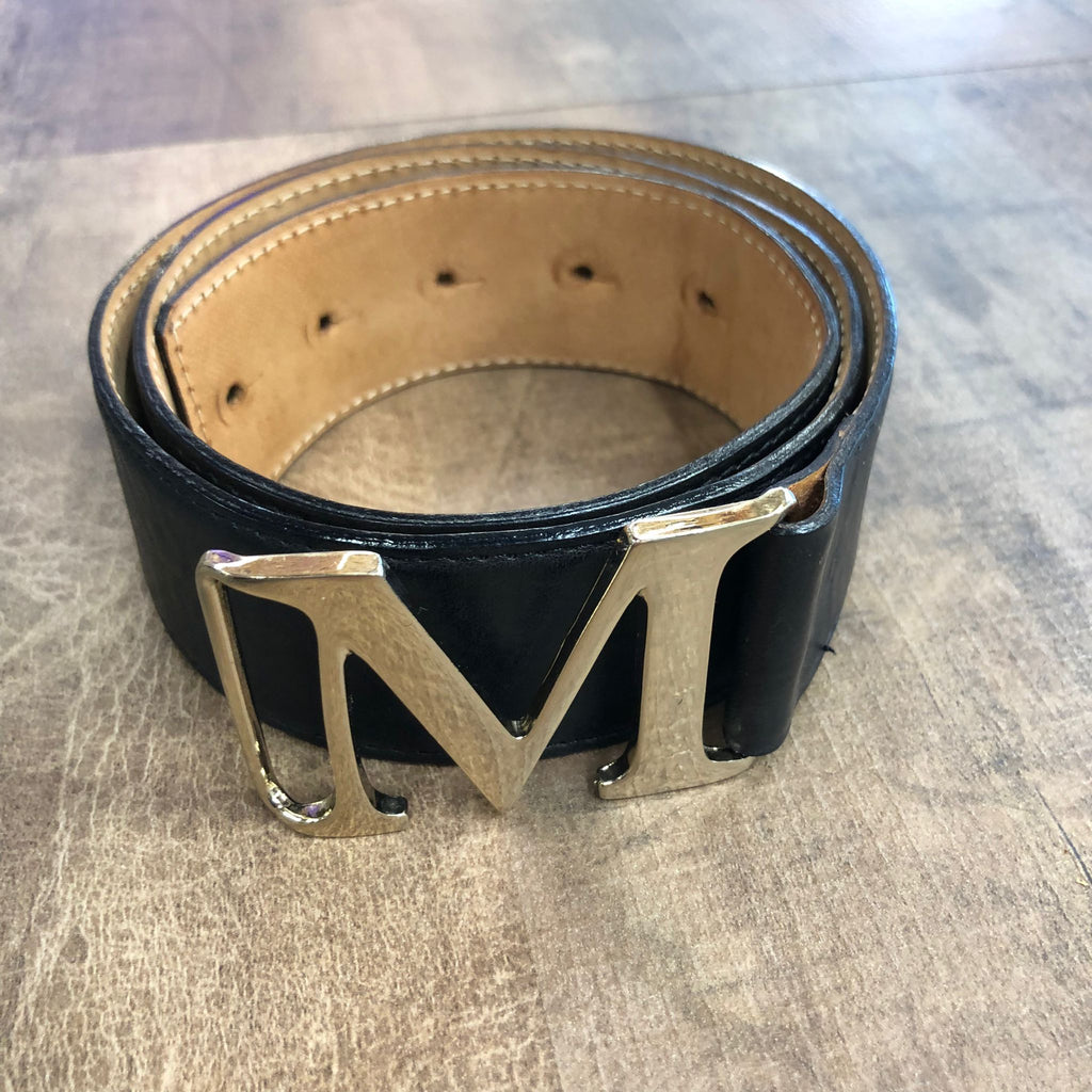 Ceinture Max Mara Vintage Noir T.70