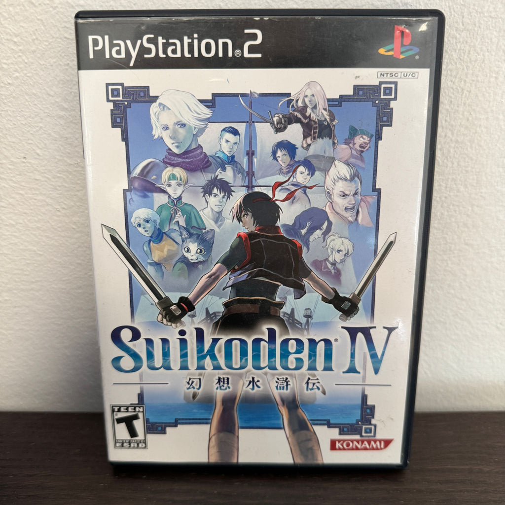 JEU PS2 SUIKODEN IV + NOTICE - NTSC