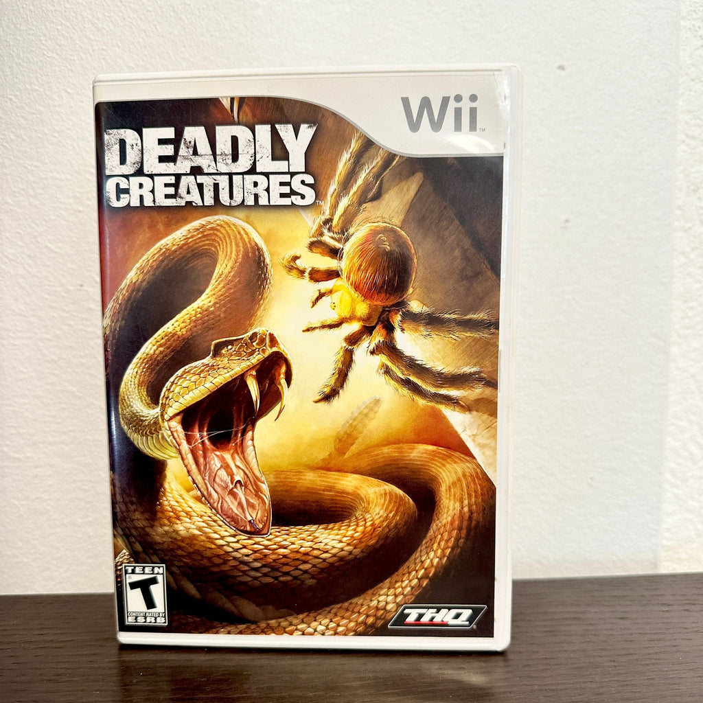 JEU WII DEADLY CRÉATURES + notice,