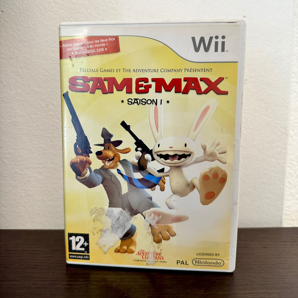 JEU WII SAM & MAX SAISON 1 + notice,