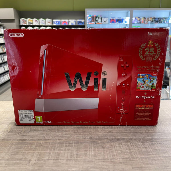 Console Nintendo Wii  New Super Mario Bros Wii pack  25th Anniversaire Super Mario Bros