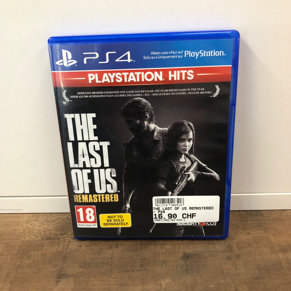 Jeu PS4 - The Last Of us remastered