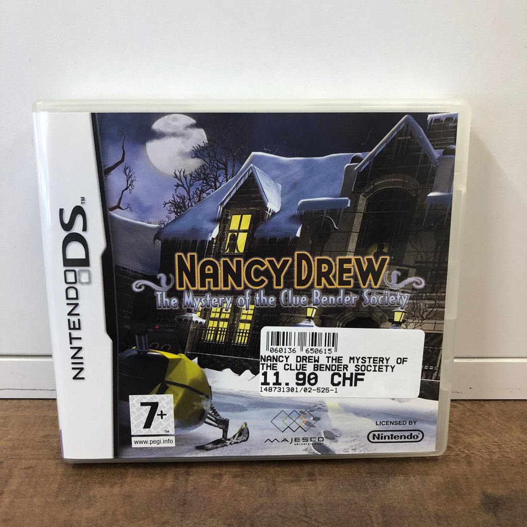 Jeu Nintendo DS  - Nancy Drew The mystery of the clue bender society