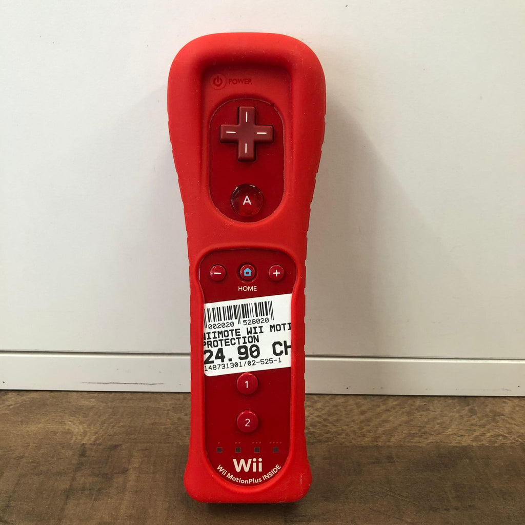 Manette Wii rouge avec motion plus Intégrée