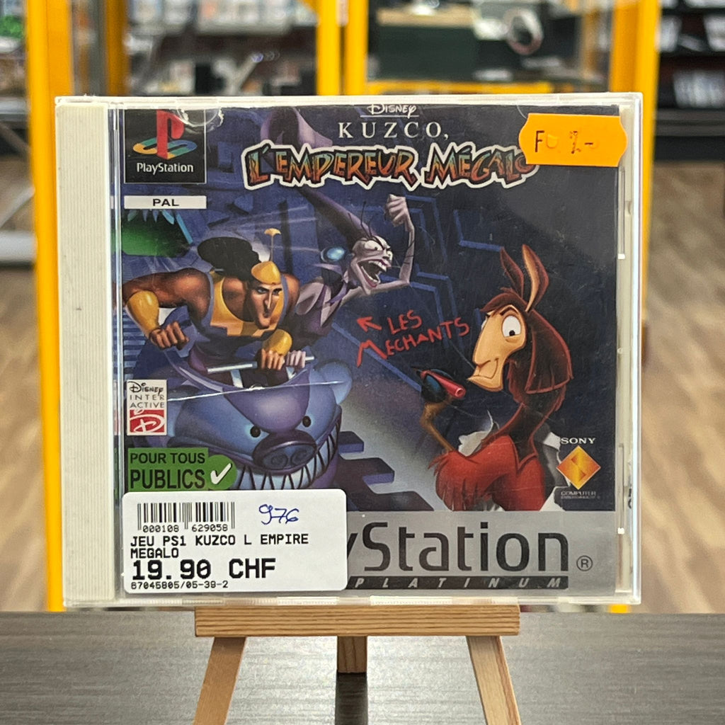 Jeu PS1: Kuzco - L’Empereur Mégalo