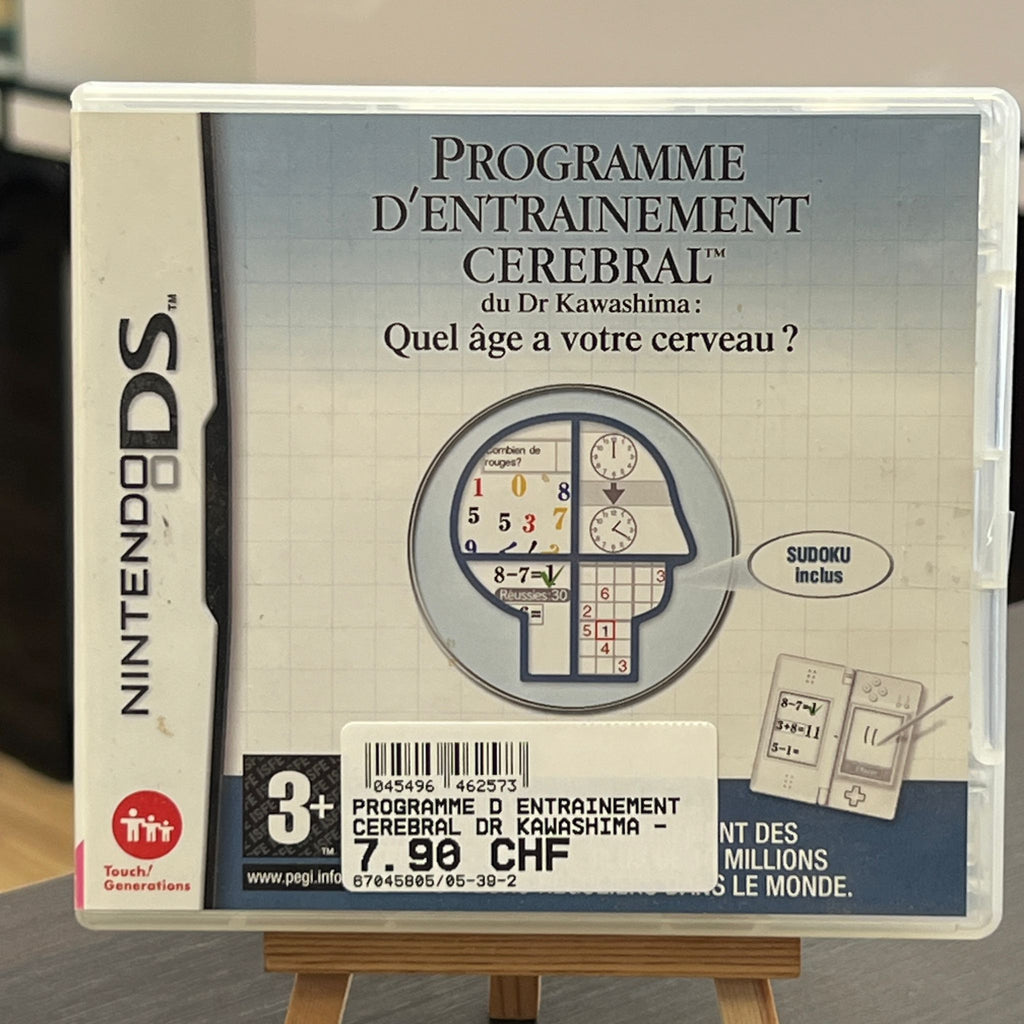 Jeu DS: Programme d’entraînement cérébral Dr. Kawashima