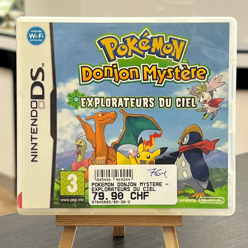 Jeu DS: Pokemon Donjon Mystère - Explorateurs du Ciel
