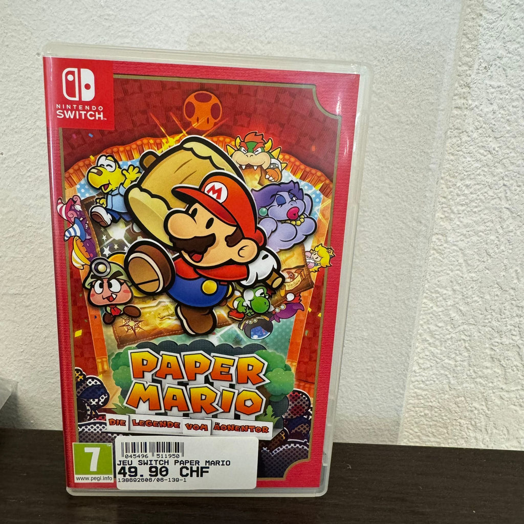 JEU SWITCH PAPER MARIO