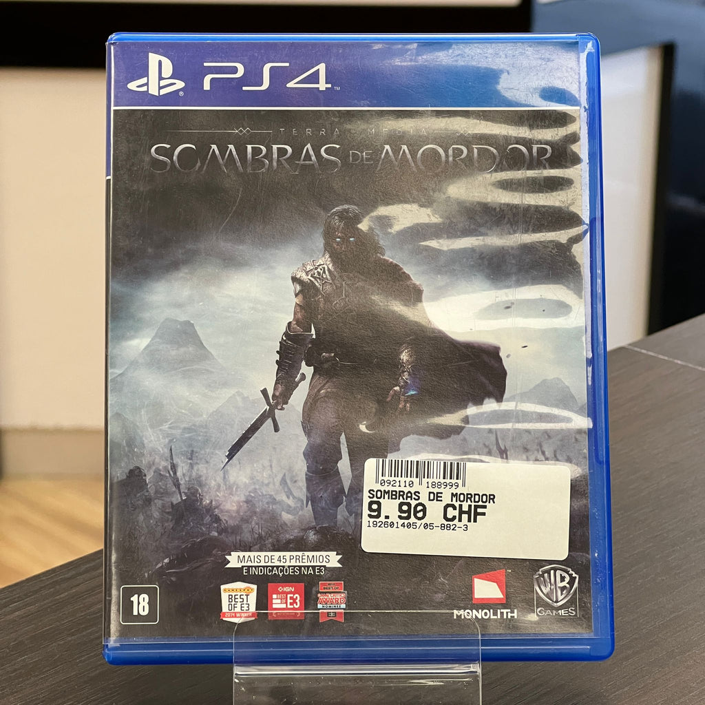Jeu PS4: Sombras de Mordor