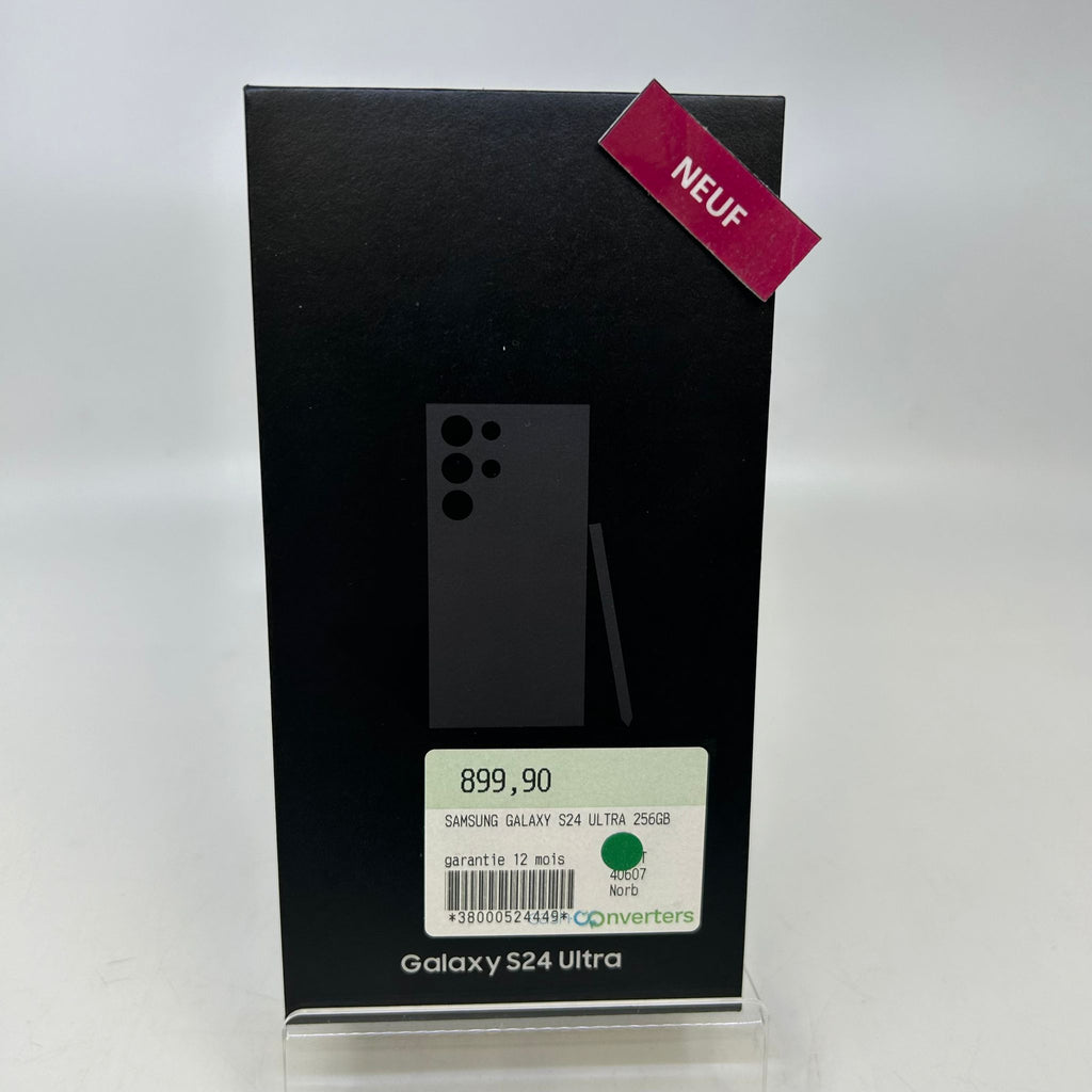 Samsung Galaxy S24  Titanium black - 256GB - NEUF