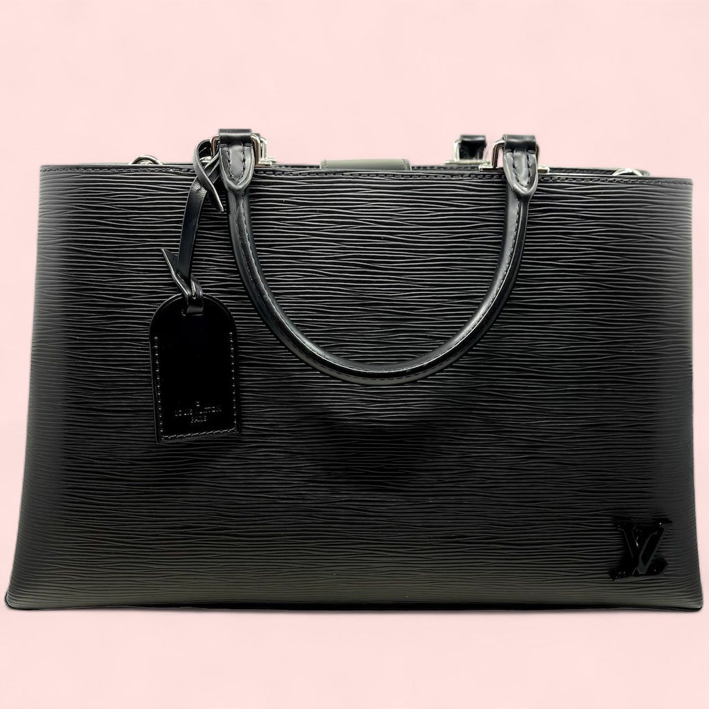 Sac Louis Vuitton Kleber MM Épi Noir + Facture & Dustbag,