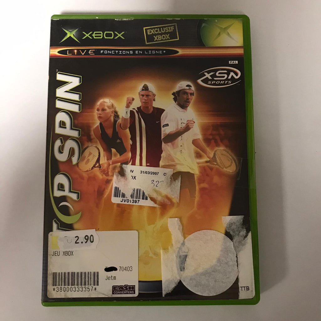 Jeu Xbox Top Spin