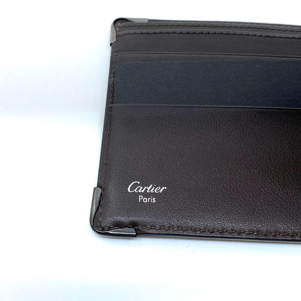 Portefeuille Cartier en cuir + boîte