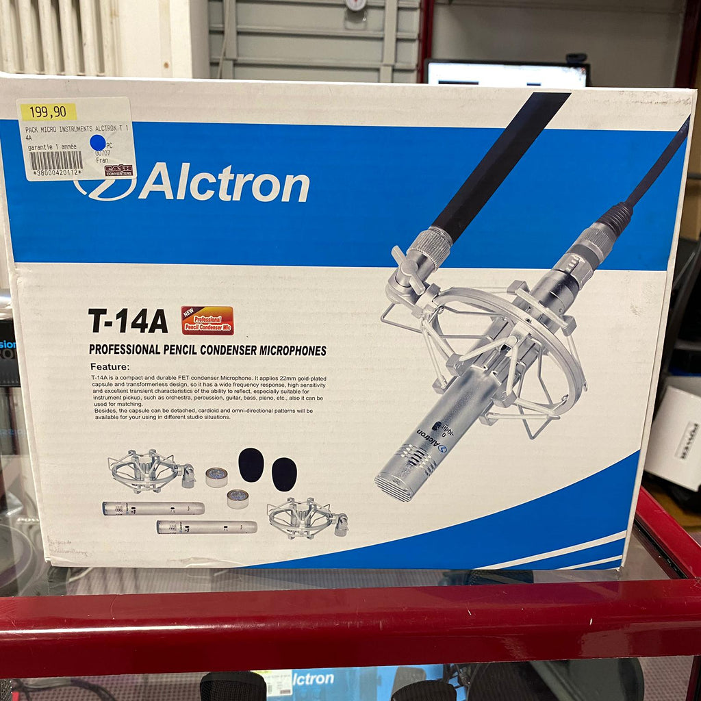 Pack Microphones Instruments Alctron T-14A Neuf