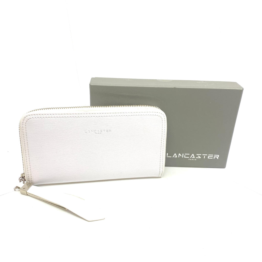 Portefeuille Lancaster blanc + boîte