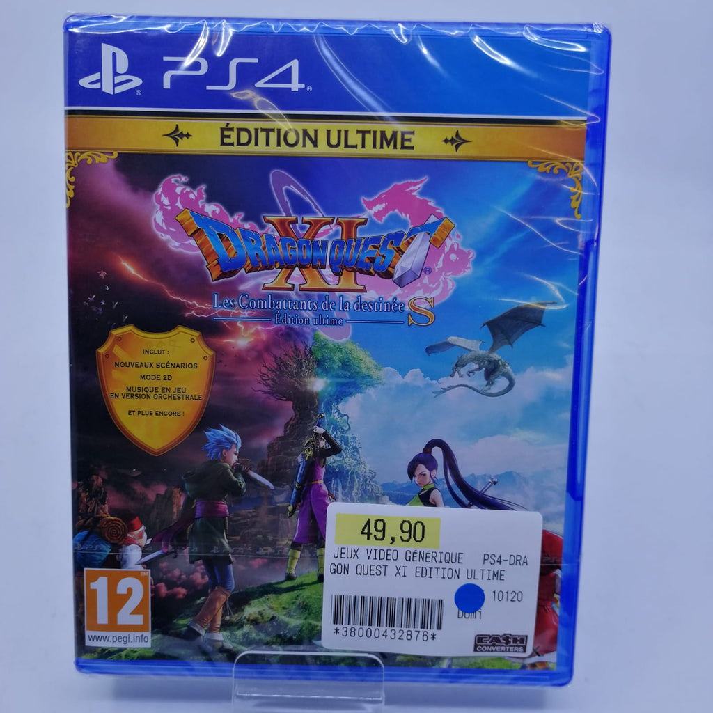 Jeux ps4 Dragon quest XI edition ultime Neuf