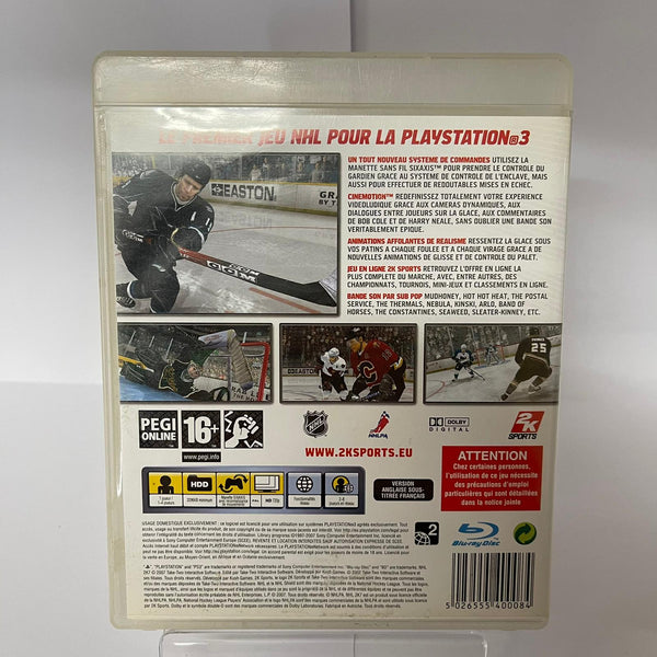 Jeu PS3 Nhl 2k7