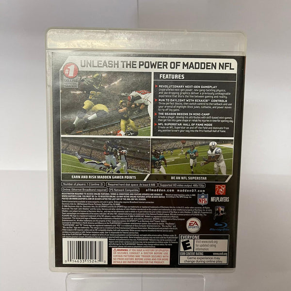 Jeu PS3  Madden NFL 07