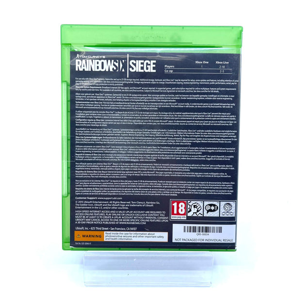 Jeu Xbox One Rainbow Six Siege