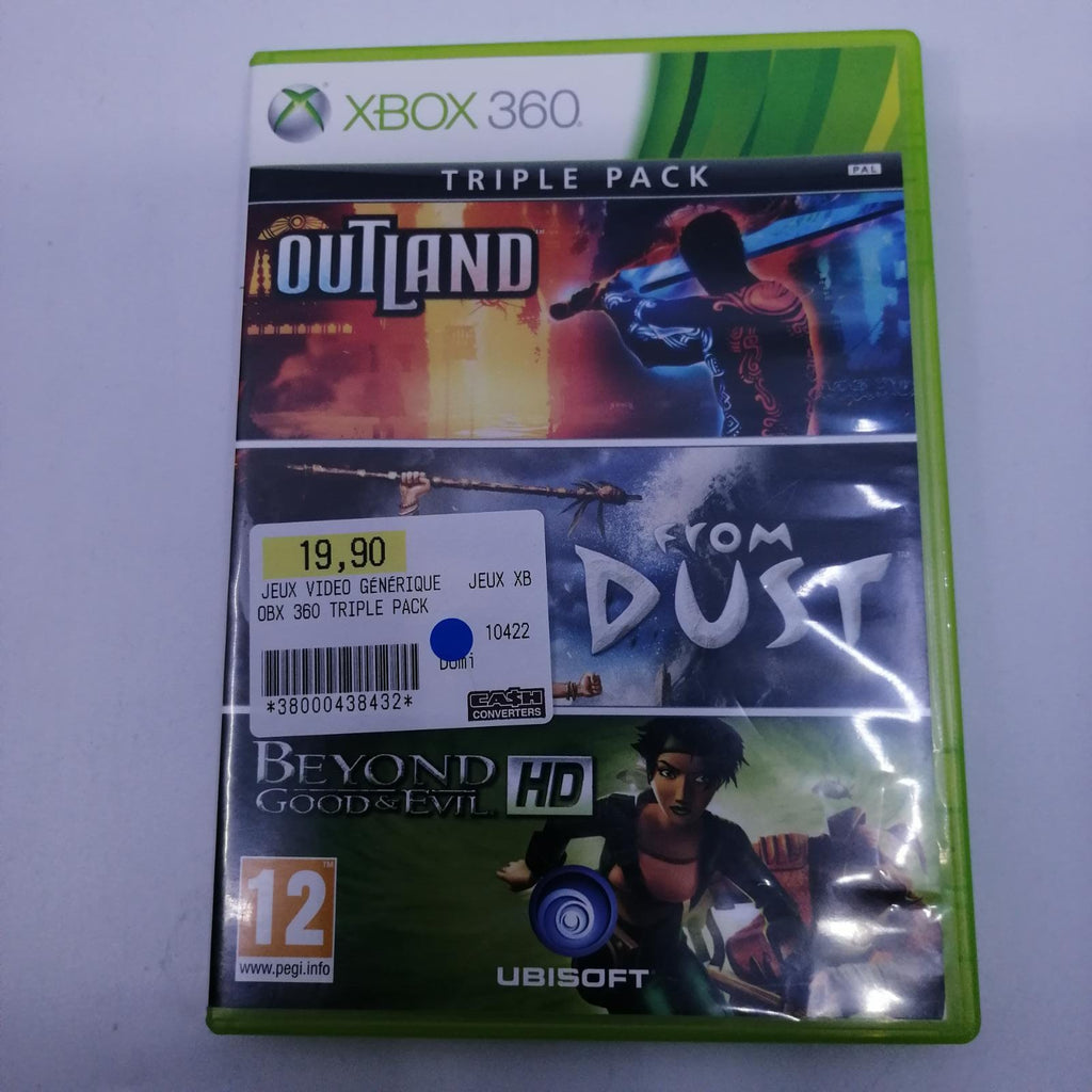 Jeux Xbox 360 Triple pack