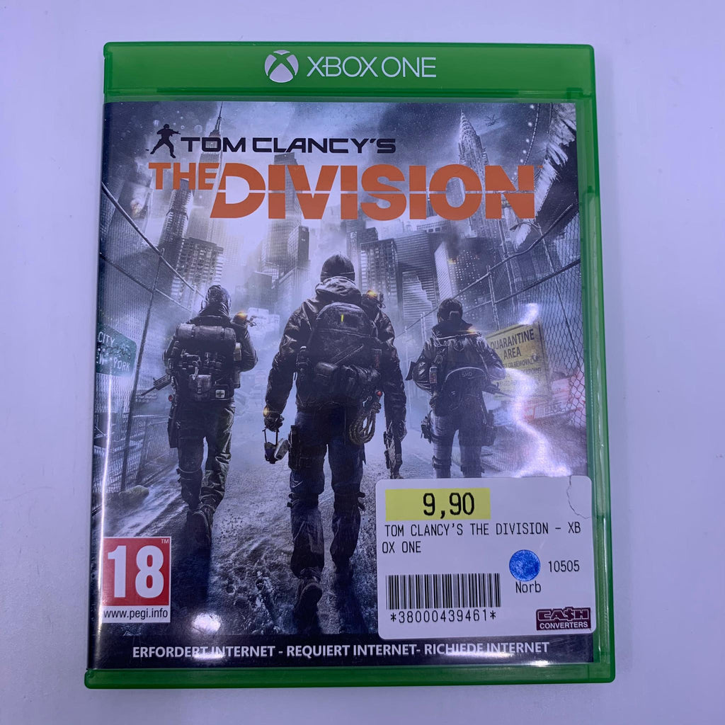 Jeux xbox one  Tom clancy’s The Division