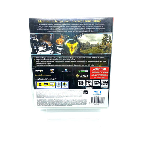 Jeu Playstation 3 - Time Shift