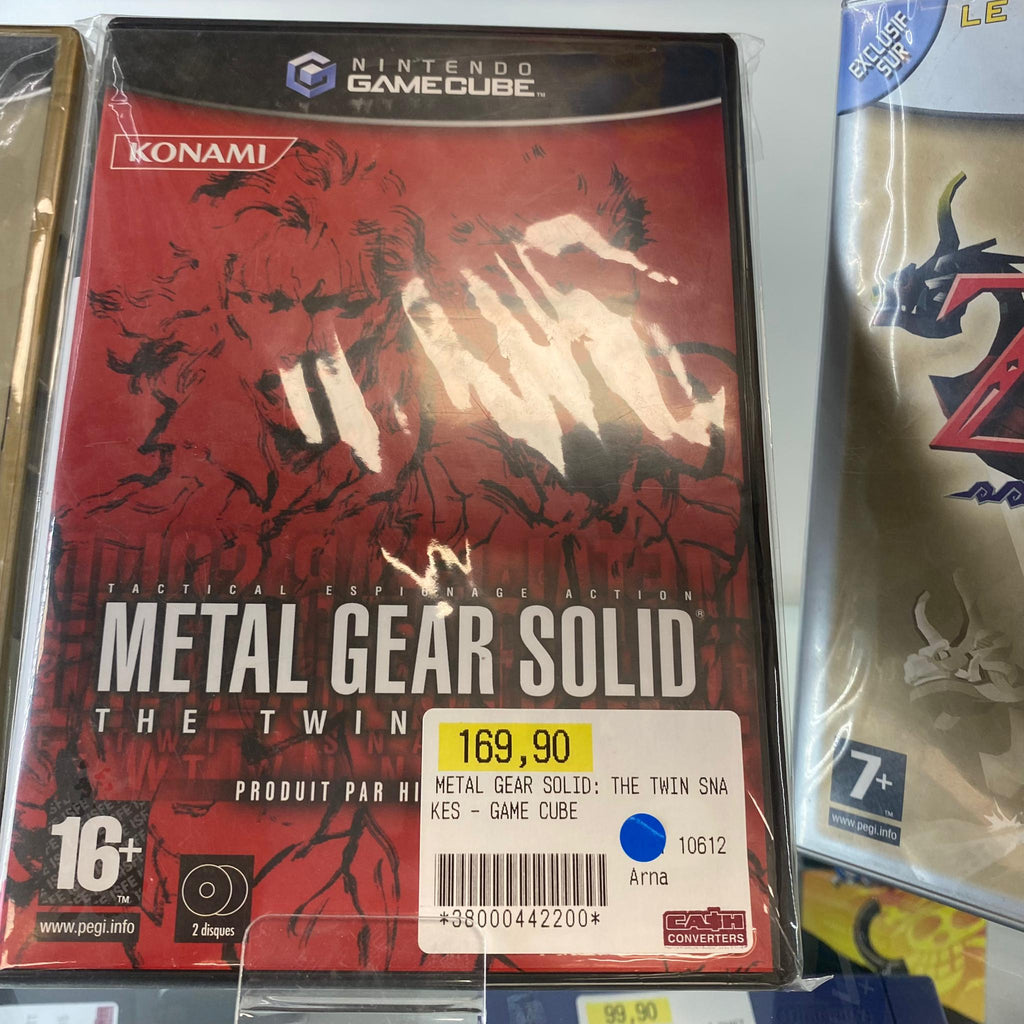 Jeux GameCube Métal Gear Solid  État neuf