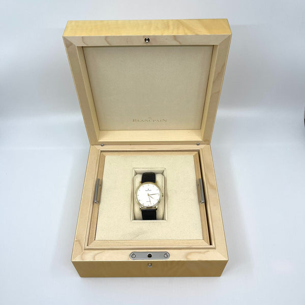 Montre Blancpain Villeret Ultra Slim en or 18k + boîte