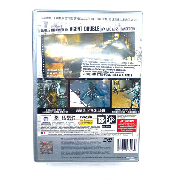 Jeu PS2 - Splinter Cell Double Agent