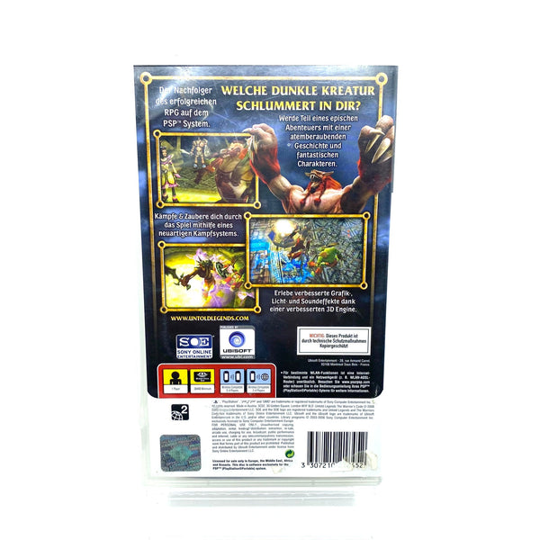 Jeu PSP - Untold Legends the Warrior’s Code