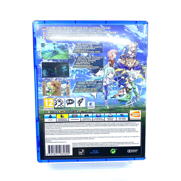 Jeu PS4 - Sword Art Online Lost Song