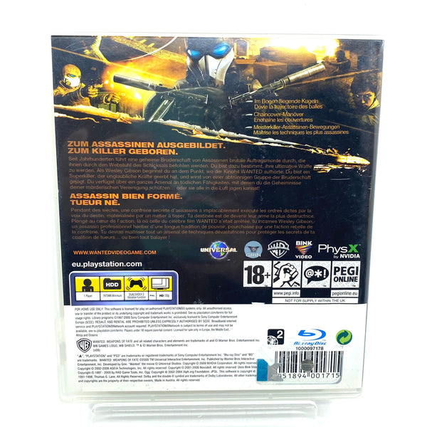 Jeu PS3 - Wanted Weapons Of Fate