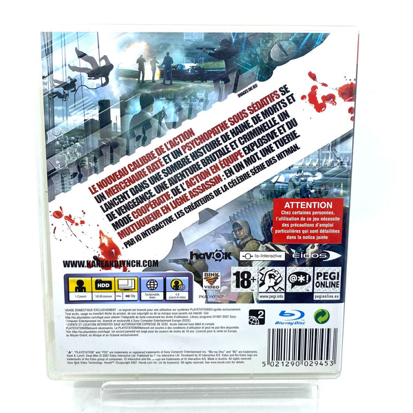 Jeu PS3 - Kane & Lynch Dead Men