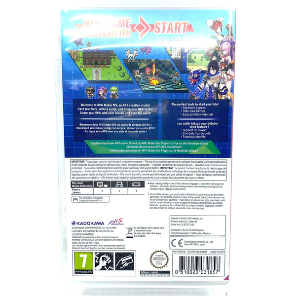Jeu Nintendo Switch - RPG Maker MV