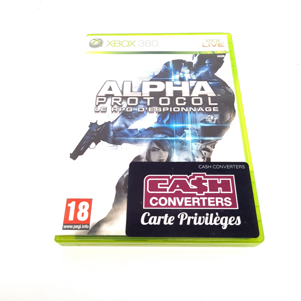 JEU XBOX360 ALPHA PROTOCOL LE RPG D'ESPIONNAGE