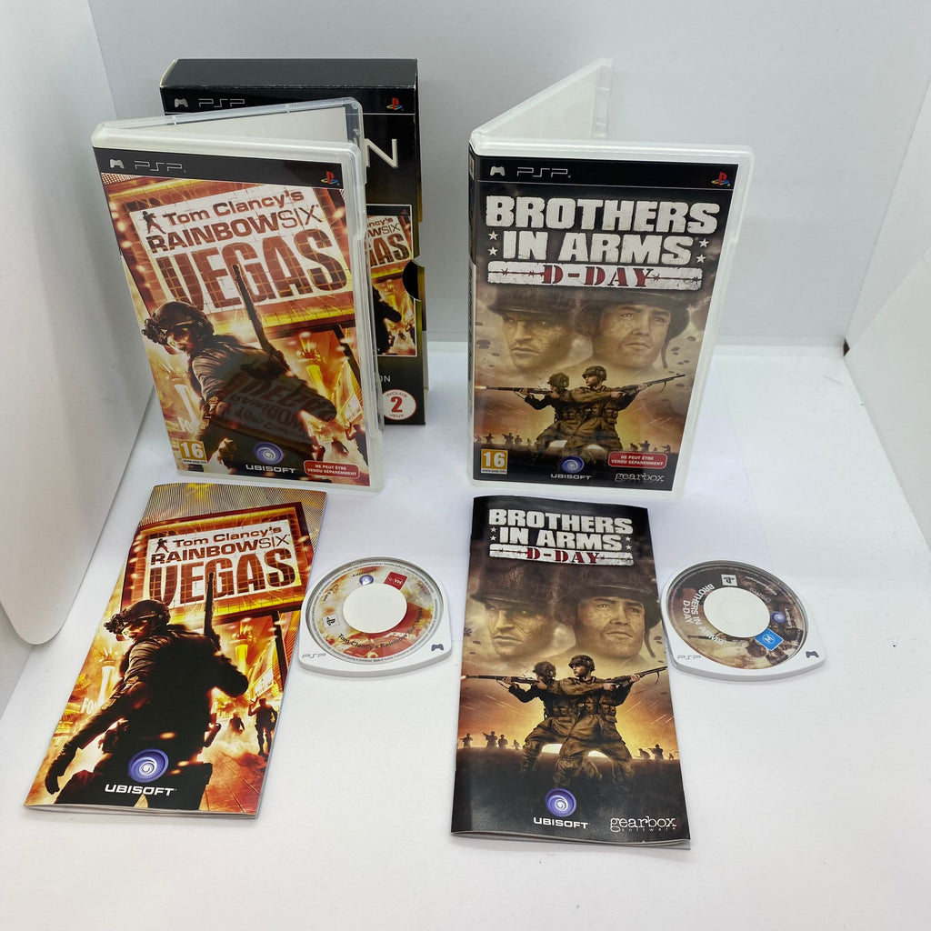 Jeu PSP Action Pack Tom Clancy’s Rainbow Six Vegas, Brothers in Arms D-Day