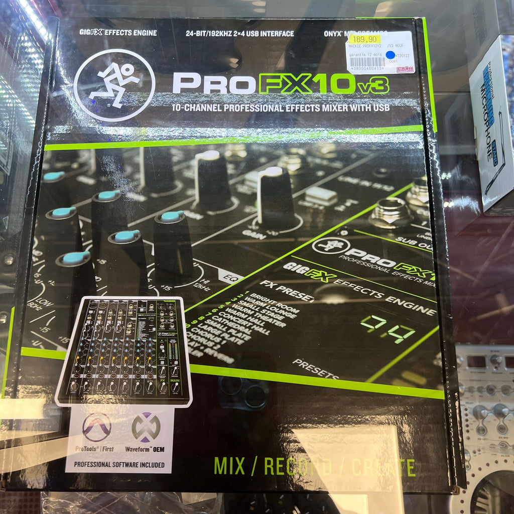 Table de mixage Pro FX 10 v3 - NEUF