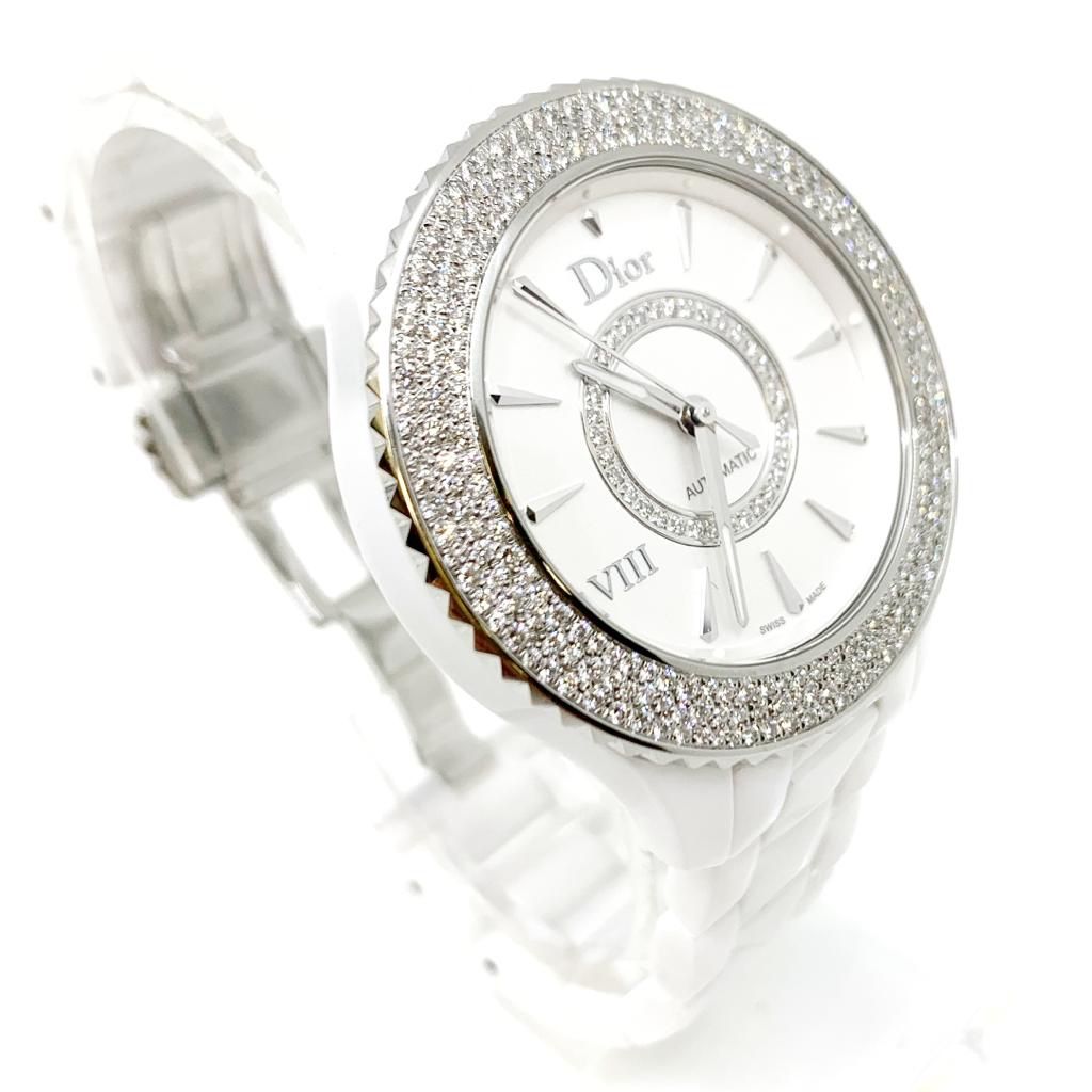 Montre Dior VIII Automatique 38MM Diamants/Céramique + Certif