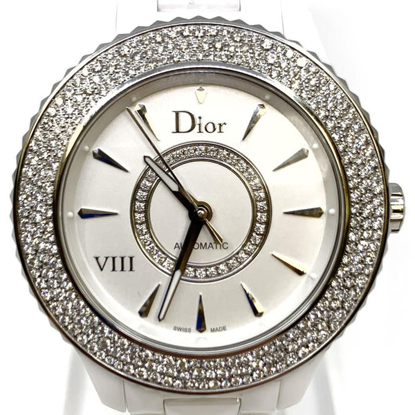 Montre Dior VIII Automatique 38MM Diamants/Céramique + Certif