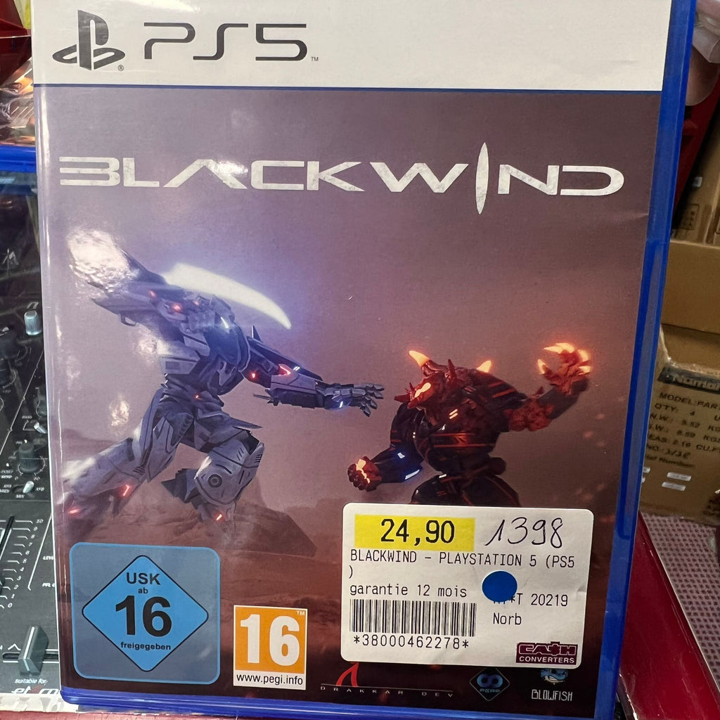 Jeux PS5 blackwind