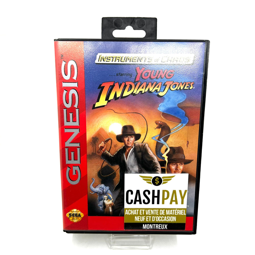 Jeu Sega Genesis - Instruments of Chaos Starring Young Indiana Jones