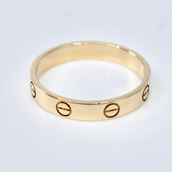 Bague Cartier Love Or jaune 18K