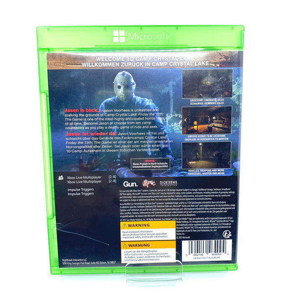 Jeu Xbox One - Friday The 13th The Game