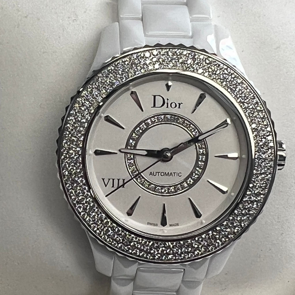 Montre Dior 8 Auto. + Diamants/Céramique