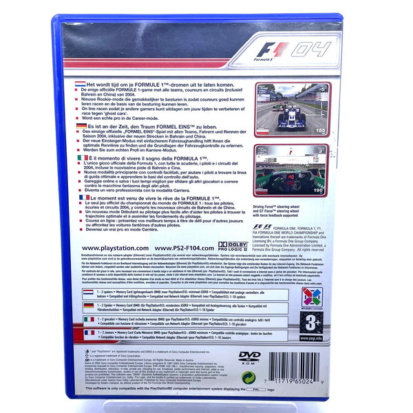Jeu PS2 - Formula 1 04