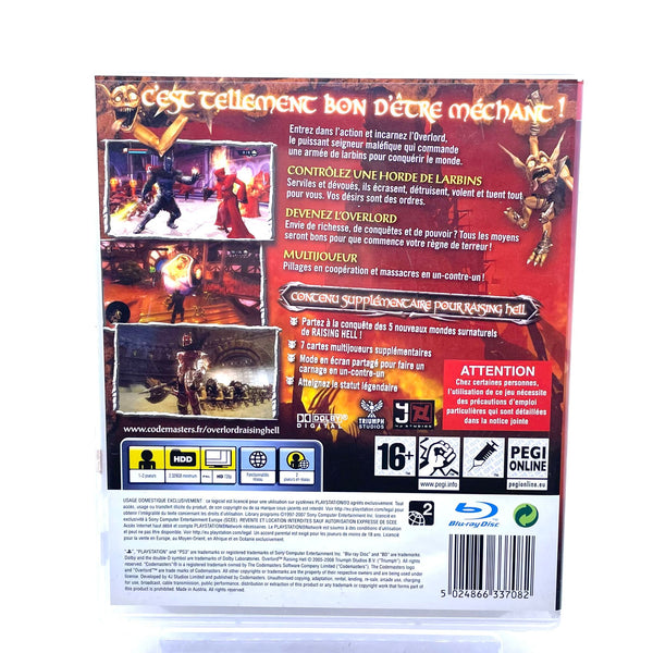 Jeu PS3 - Over Lord Raising Hell
