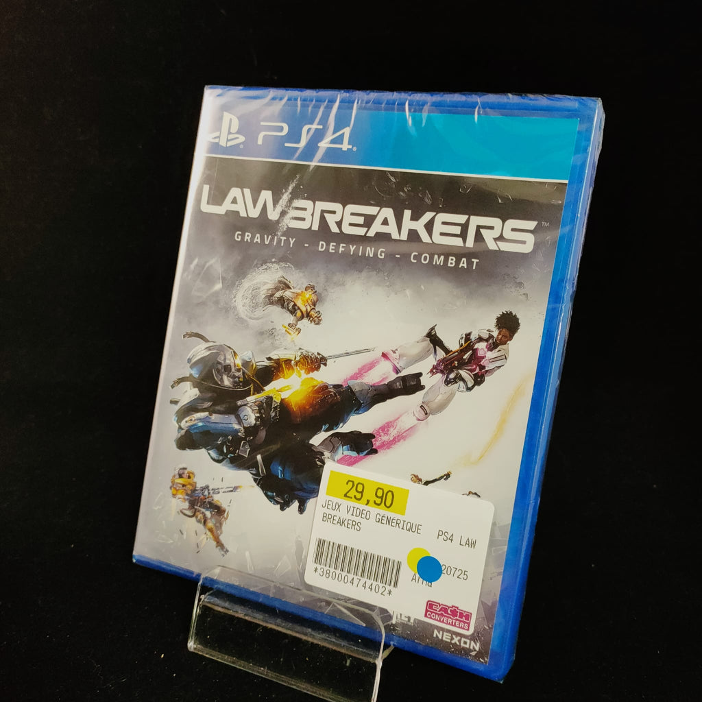 Jeux PS4 Law breakers - NEUF SOUS BLISTER