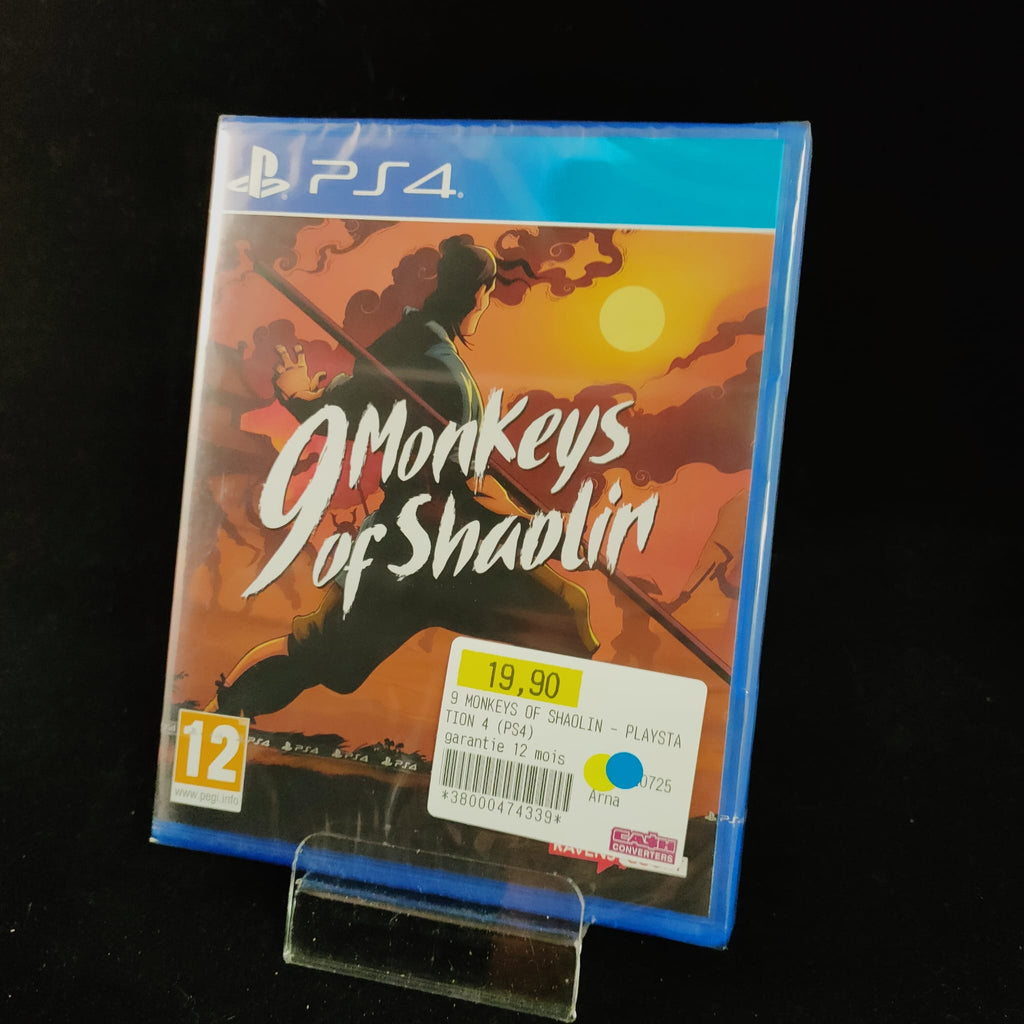 Jeux PS4 9 monkeys of Shaolin - NEUF SOUS BLISTER