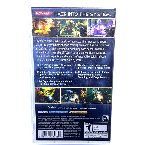 Jeu PSP US - Coded Arms