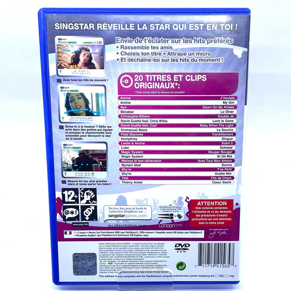 Jeu PS2 - Sing Star Pop Hits 2